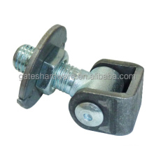 gate iron hinge metal hinge with adjustable nut&plate